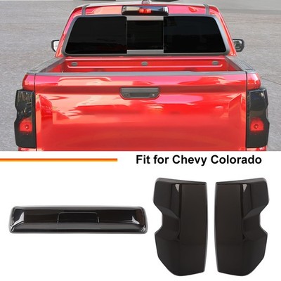 Rear High Brake Light + Taillight Lamp Cover Accessories For Colorado 23+ Smoked