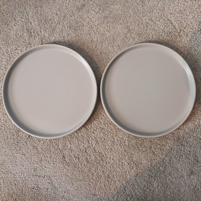 Paar '' NUTMEG HOME '' Beilagenteller mit flachem Rand 21 cm