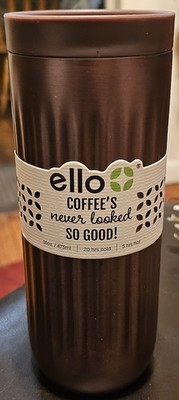 Ello 16oz Stainless Steel Coffee Travel Mug Hot or Cold