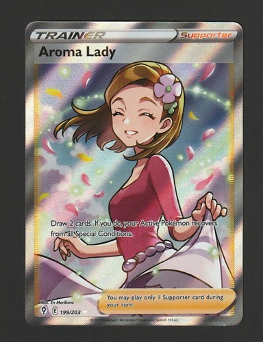 Aroma Lady (Full Art) 199/203 SWSH07: Evolving Skies Holo
