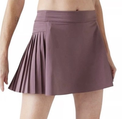 Athleta Women s Advantage Pleated Skort S Purple Short Tennis Activewear