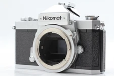 [Near MINT] Nikon Nikomat FTN Silver 35mm SLR Film Camera From JAPAN
