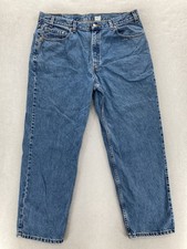 Vintage Levis 550 Jeans Mens 40x30 Blue Relaxed Fit Tapered Leg Denim 2002 Y2K