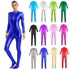 Women's Rompers One-piece Leotard Gymnastic Catsuit Athletic Bodysuit Bodycon