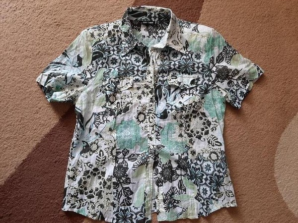 Women Gerry Weber Shirt Multicolor Cotton 40