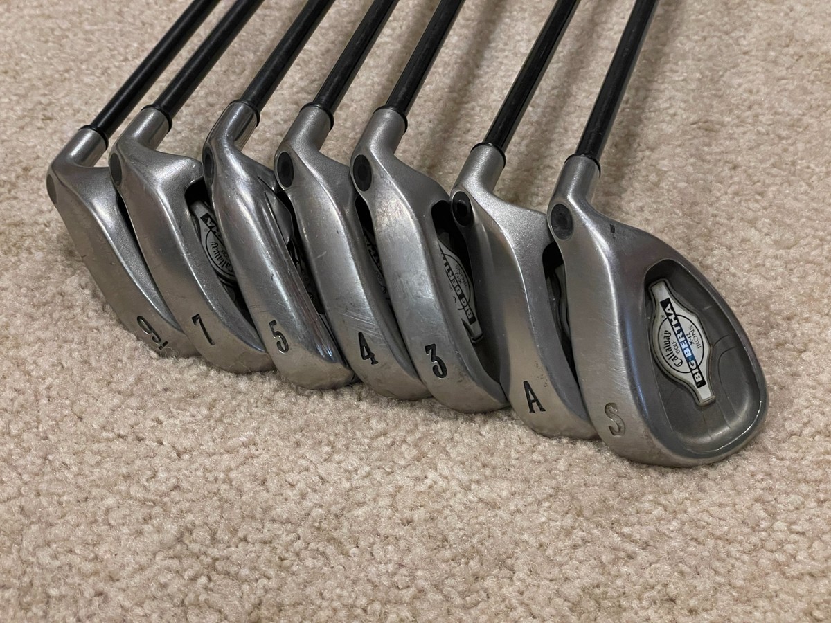 Callaway big bertha x12 iron set A S Rch 96 Graphite