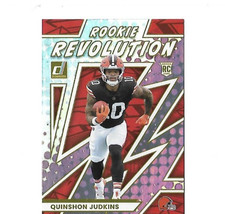 QUINSHON JUDKINS 2025 PANINI/DONRUSS ***ROOKIE REVOLUTION*** (HOLO INSERT) #31