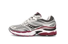 NEW Saucony Progrid Omni 9 OG White Silver Red S70739-1 Men's Casual Sneakers