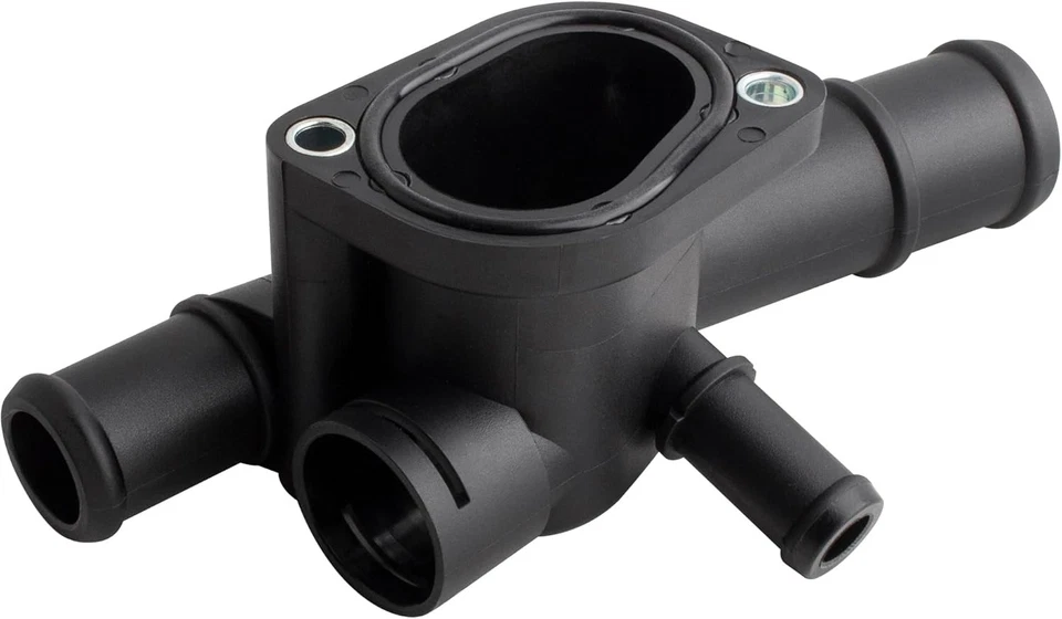 Termostato de refrigerante del motor carcasa salida de agua para VW Jetta 99-05 Beetle Golf Foto 2 de 4