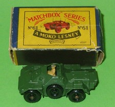 Matchbox Moko / 61a Ferret Scout Car in Type B Box
