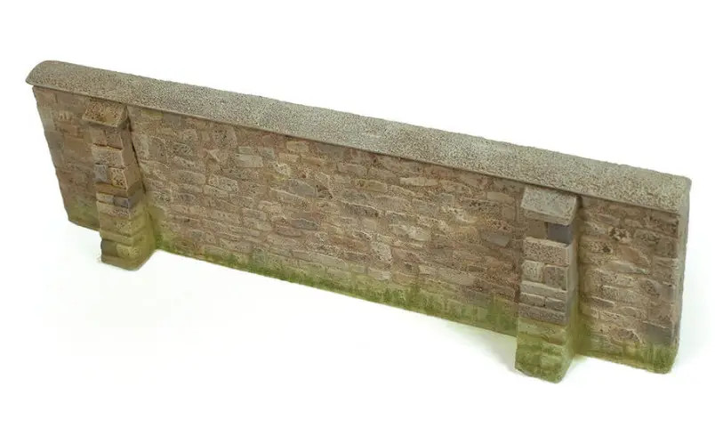 Maquette Vallejo SC109 mur de village Normandie WWII décor 1/35 pour figurine militaire