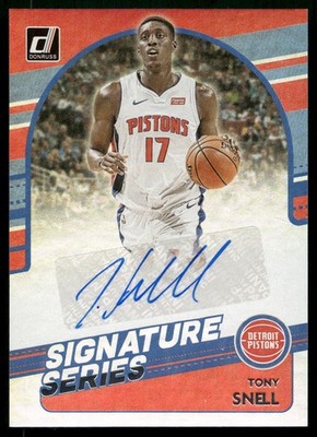 Tony Snell Auto - 2020-21 Panini Donruss Basketball - Signature Series #SG-TSN