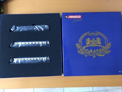 ARNOLD HN4490 - SET 3 AUTOS EDELWEISS PULLMANN EXPRESS NEU IN BOX