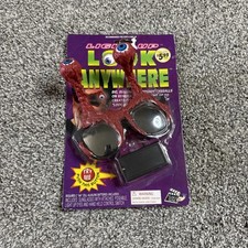 Halloween Look Anywhere Red Alien Light up Eyes Glasses Frame Costume Horror Toy