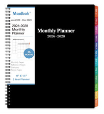 2026-2028 Monthly Planner/Calendar - 3 Year Monthly Planner 2026-2028, Jan 2026