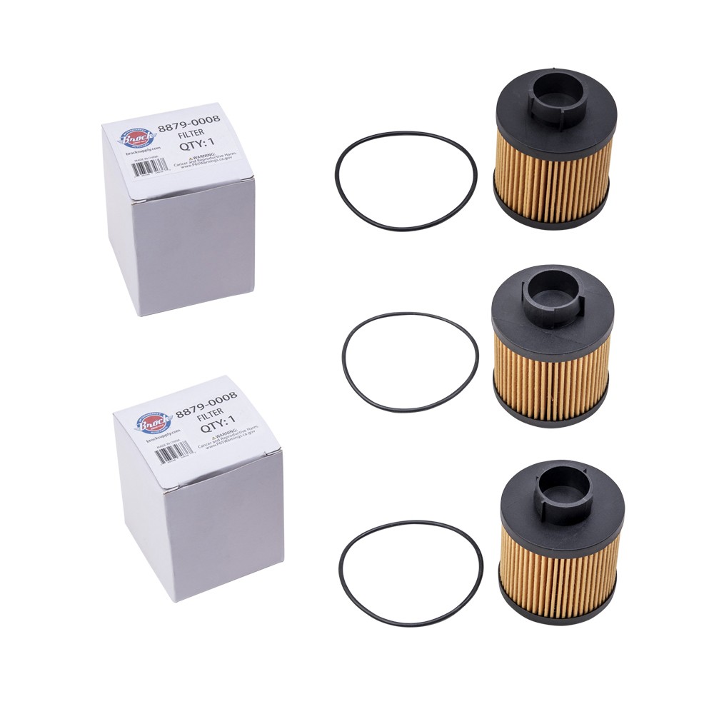 3 Pc Set Oil Filters fits 2004 2005 2006-2008 Lamborghini Gallardo 07L115561C
