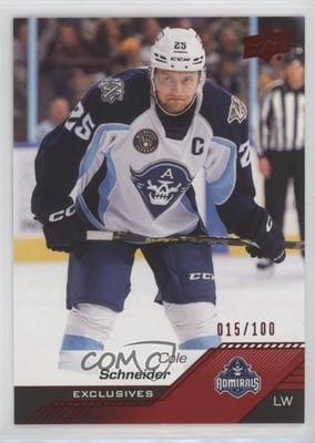 2022-23 Upper Deck AHL Exclusives 15/100 Cole Schneider #88 1of