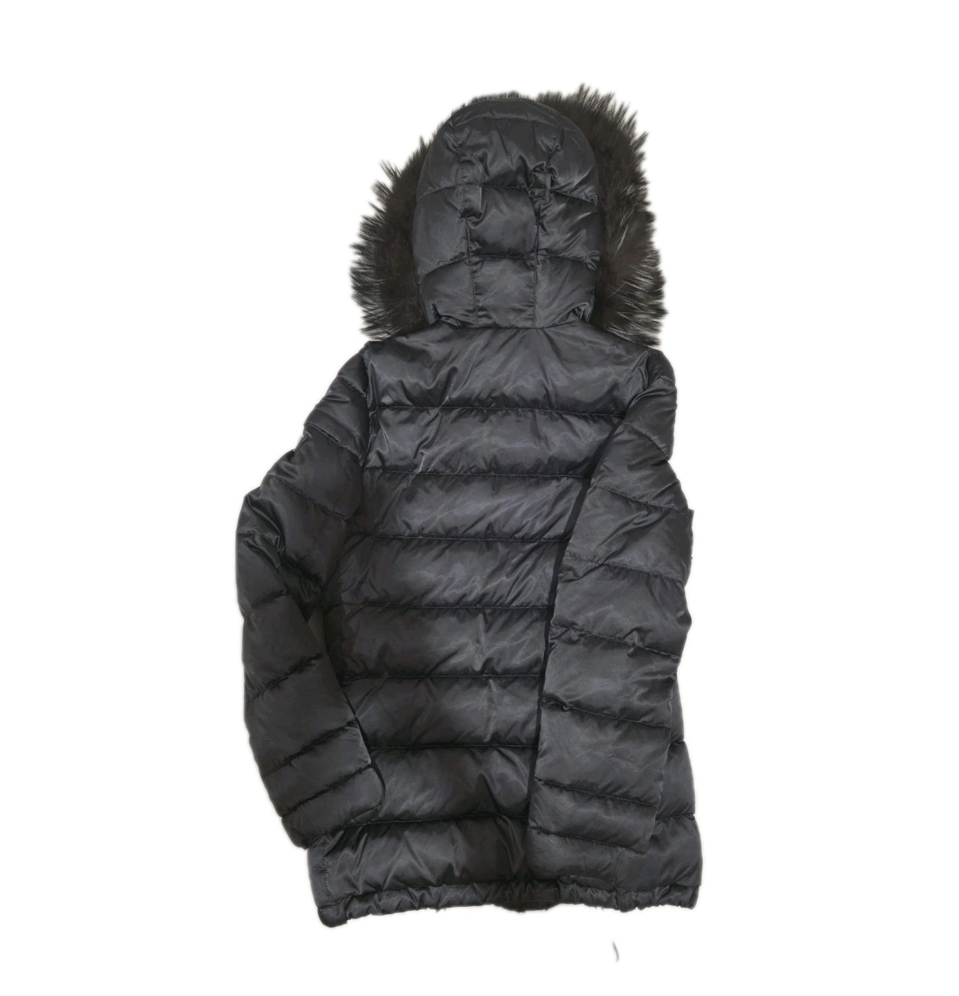 PRADA Womens Puffer Jacket with Fur-Trimmed Hood thumbnail 3