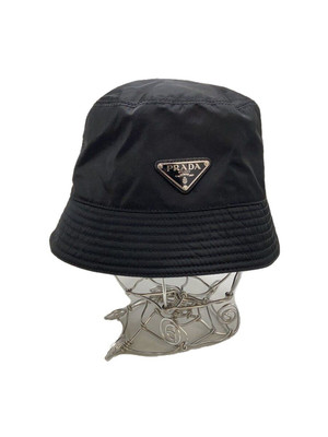 ★PRADA★ Triangle Logo Re-Nylon Bucket Hat Black 2HC1372DMI s-l400.jpg