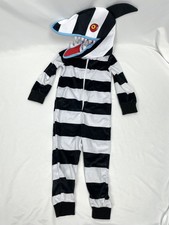 Spirit Halloween Beetlejuice Toddler 3T-4T Sandworm 2pc Costume Black White