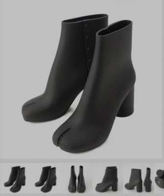 Maison Margiela Rubber material Tabi Heel Boots Shoes Women Size
