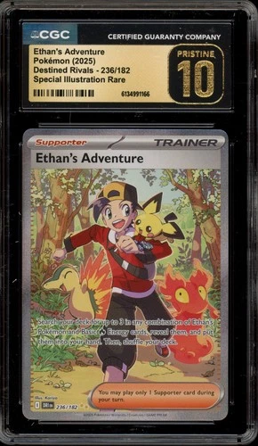 Pokemon Ethan's Adventure Destined Rivals SIR #236 CGC 10 Pristine