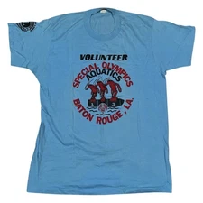 Vintage Screen Stars Special Olympics Aquatics Volunteer Single Stitch T-Shirt