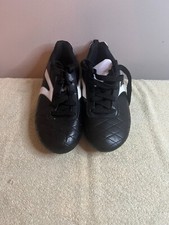 Youth Starter Soccer Cleats WMS-Winder-0416 Black And White US Size 4 Unisex