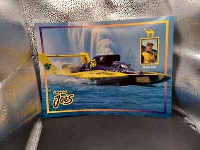 Vintage Smokin Joes Racing Mark Tate Steve Woomer Hydroplane Boat Picture Flyer