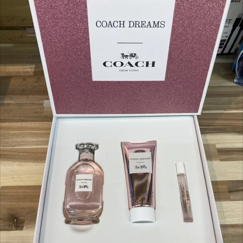 Coach Dreams Perfume Gift Set for Women, 3 Pieces