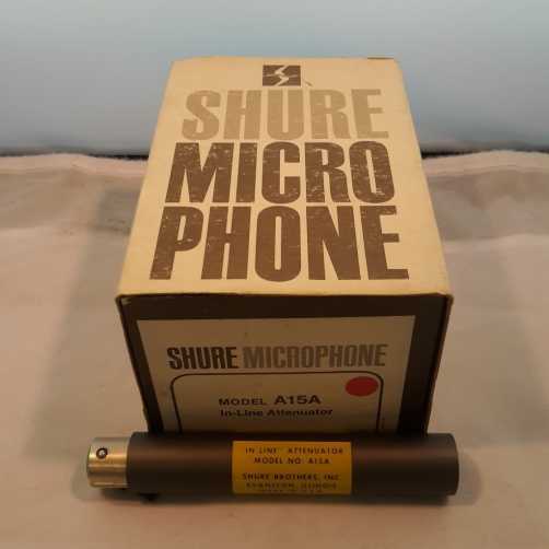 Migliora il tuo Gain Staging con Shure A15A | Attenuatore XLR Professionale