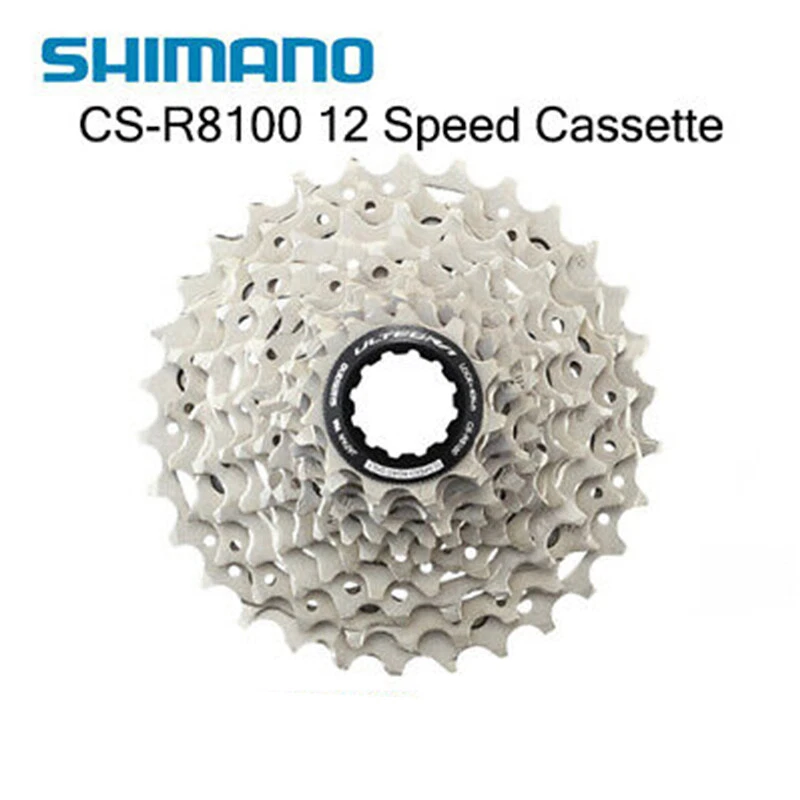 Shimano Ultegra CS-R8100 R8101 Hyperglide+ Casette 12-Speed 11-30T 11-34T Silver - Image 2 of 3