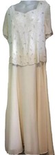 Fiesta Classy Ivory Mother Of Bride Gown Sz 2XL Evening Special Occasion Dress N