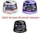 Portable Magnetic LED Bluetooth Speaker G200 Wireless Mini Speaker RGB Lights