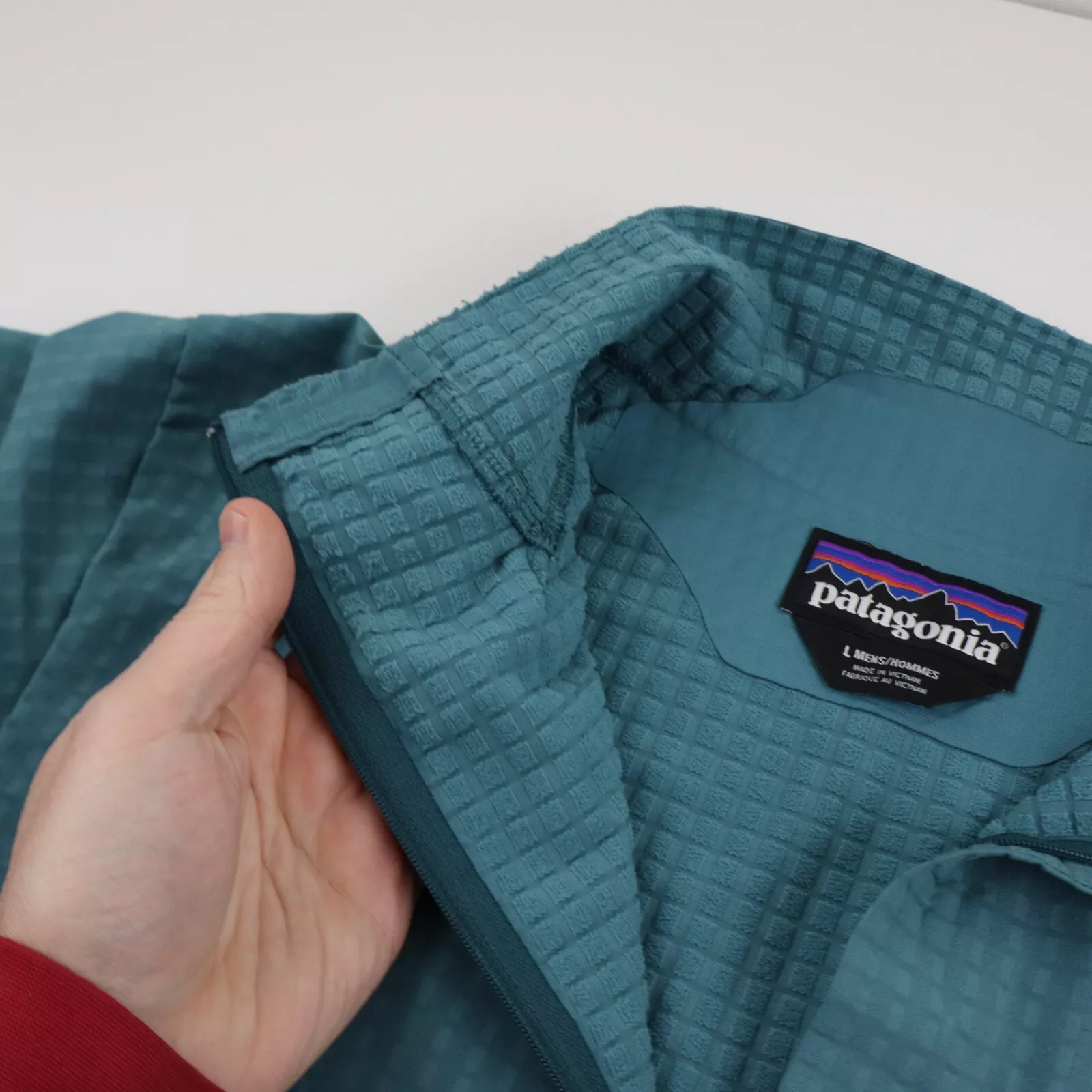 patagonia r1 techface grid fleece pullover coat regulator jacket