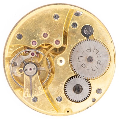 LIP Standard 39.5 x 5.9 Antique Pocket Watch Movement, Ticks a Bit