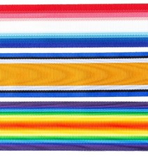 WW1 British Trio 1914-15 Star, War and Victory Medal Ribbon 6 Inch