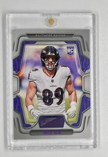 🔥Charlie Kolar RC 2022 Panini Playbook Purple #161 Ravens Error Mark Andrews🔥