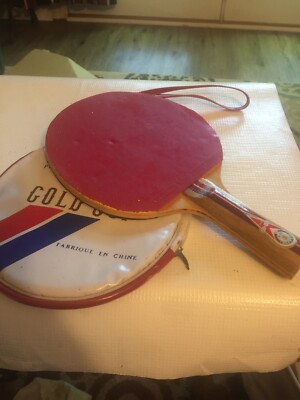Vintage Gold Cup Ping Pong Paddle Raquette Ebay Vintage Gold Cup Ping Pong Paddle Raquette Ebay