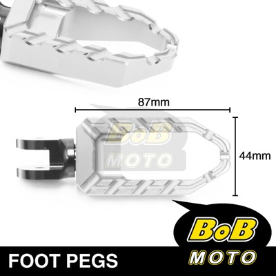 For Buell XB9S Lightning 2003+ CNC BUZZ Rider Front Foot Pegs TITANIUM
