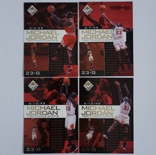 1998 Upper Deck Choice Basketball Michael Jordan NBA Finals Shots #1,3,4,5