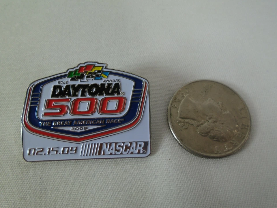 2009 Daytona 500 51st Running International Speedway NASCAR Collector Pin  - Image 2 of 4