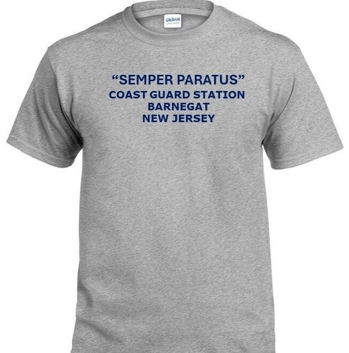 SEMPER PARATUS*COAST GUARD STATION BRIGANTINE *NJ*INDIVIDUAL PT SHIRT - Picture 4 of 6