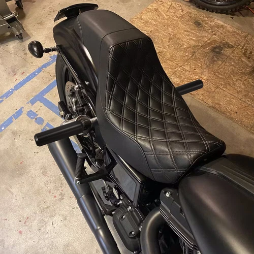6 Inch Black Shock Sliders Rear Crash Bar For Harley Sportster XL883/1200 XL883C - Picture 11 of 12