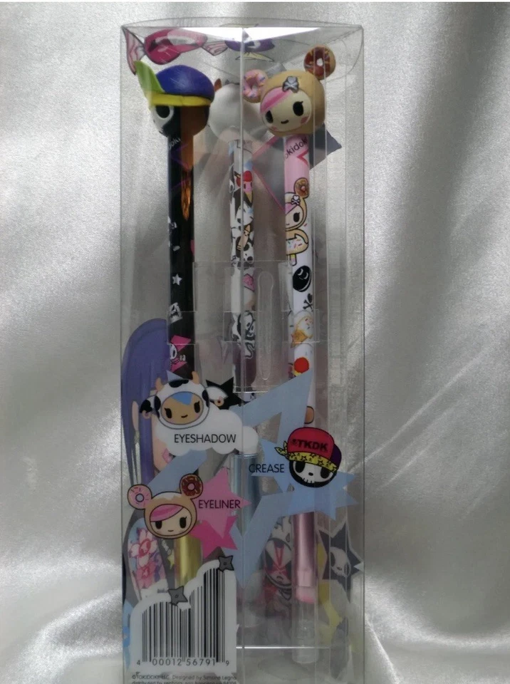 Tokidoki Pittura 3 BRUSH SET: Mozzarella Adios Amigos Donutella LIMITED ED BOXED - Image 2 of 3