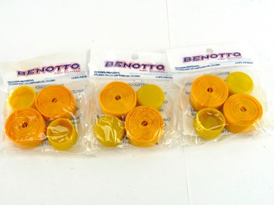 NOS Benotto Handlebar Tape Cello Bar Smooth Vintage Bicycle MASI YELLOW