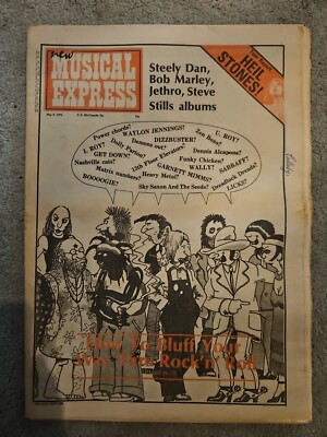 NME New Musical Express May 8th 1976 Bluff Your Way Thru Rock N Roll Cover