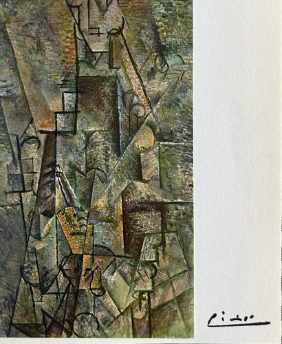 Pablo Picasso Original Signed Print Hand-Tipped - The Clarinet-player, Rare Art - Picture 6 of 10