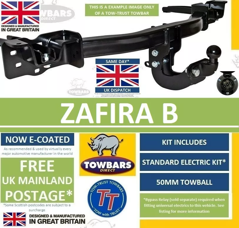 Vauxhall zafira 2024 b towbar