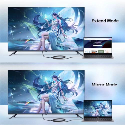 1080P DisplayPort Display Port DP Male to HDMI Female Adapter Cable 4K@60Hz - Picture 2 of 5